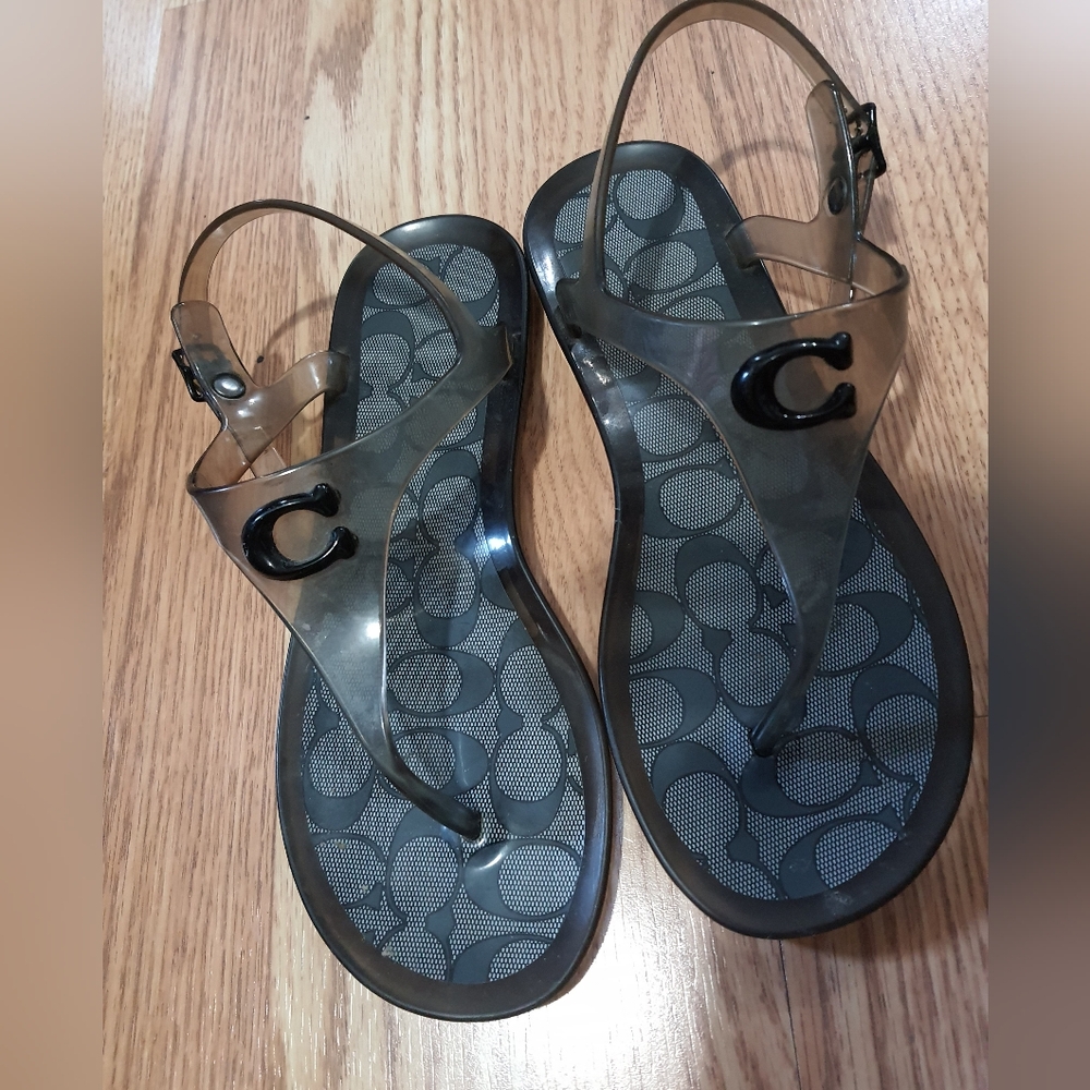 Coach Natalee Jelly Thong Sandals